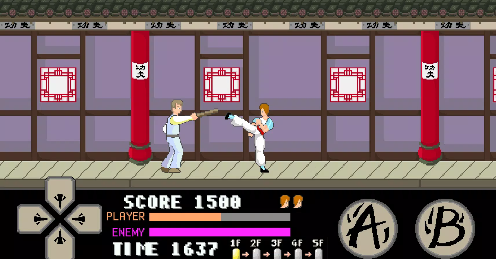 kung fu master arcade Screenshot 4