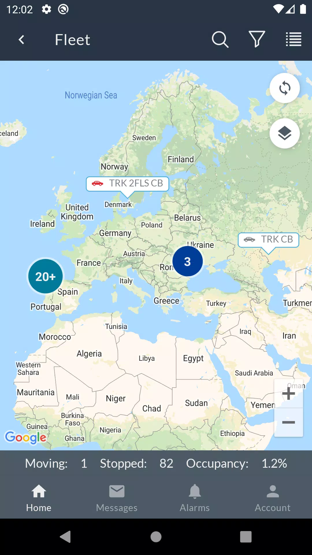 Frotcom Fleet Manager Screenshot 2