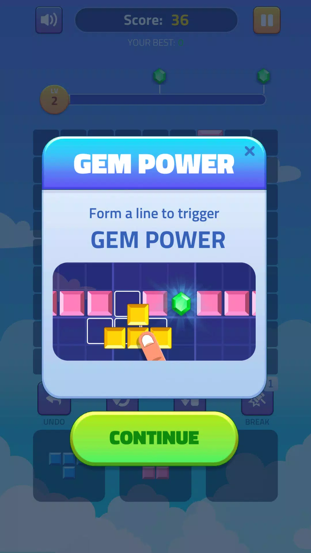 Block Puzzle - Gems Adventure Screenshot 3