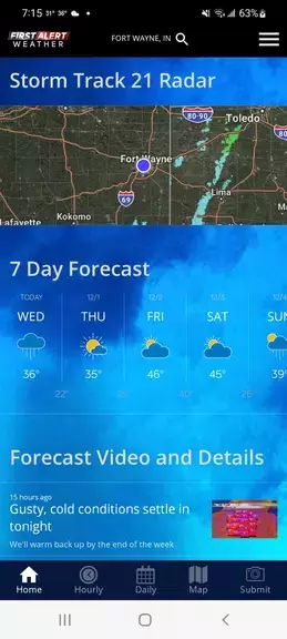 21Alive First Alert Weather Screenshot 2