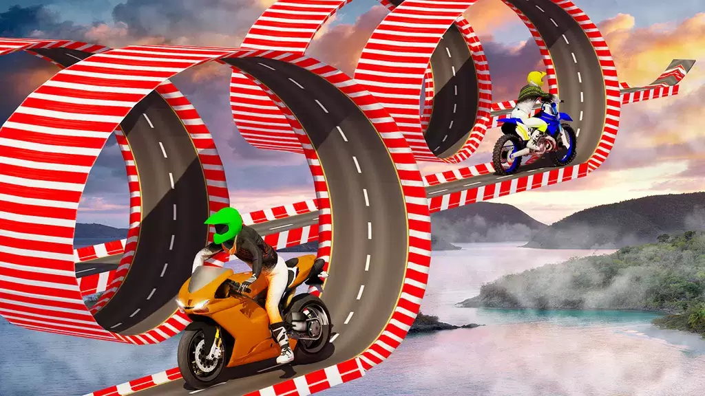 Stunt Bike Race Moto Drive 3D Capture d'écran 3