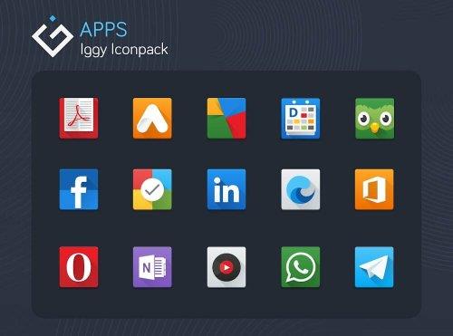 Iggy Icon Pack Скриншот 2