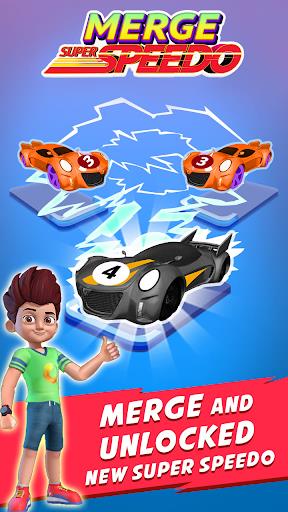 Merge Super Speedo - Kicko Car Tycoon Capture d'écran 3