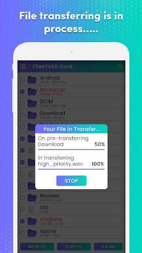 Transfer phone to SD Card – Fi 스크린샷 4