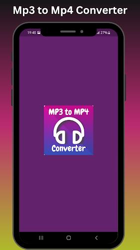 Mp3 to Mp4 Converter スクリーンショット 1