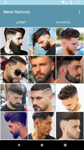 men’s long hairstyles 스크린샷 1