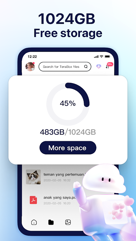 TeraBox: Cloud Storage Space Mod應用截圖第1張