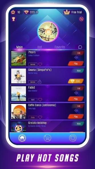 Dance Tiles: Music Ball Games Mod Captura de pantalla 2