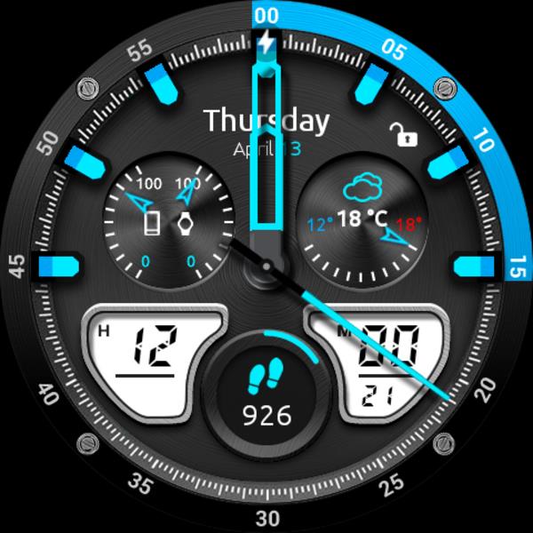 Fury Watch Face Captura de pantalla 4