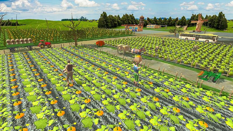 Farming Empire Harvester Game Captura de pantalla 4