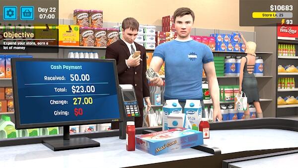 Manage Supermarket Simulator Captura de tela 2