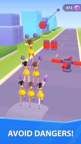 Cheerleader Run 3D Screenshot 3