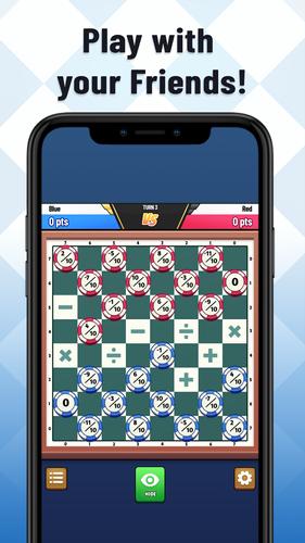 Damath: Math Checkers Screenshot 2