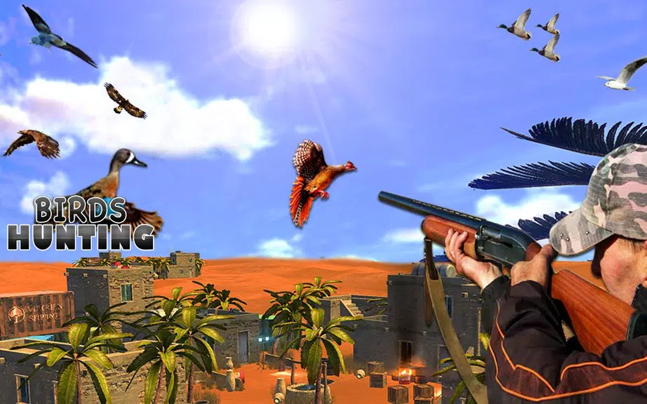 Desert Birds Sniper Shooter 3D Screenshot 2