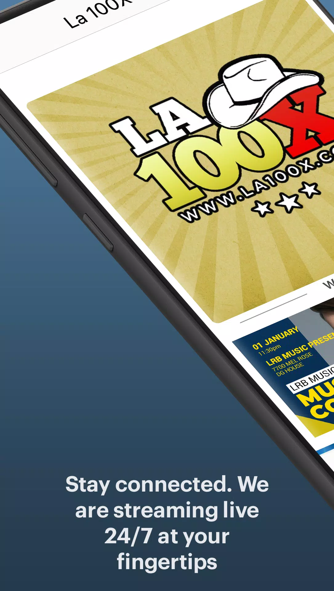 La 100X Radio Captura de pantalla 2
