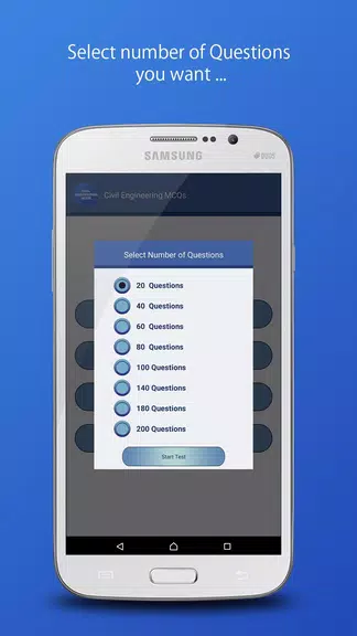 Civil Engineering MCQs Captura de tela 1