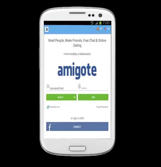 Dating App - Amigote स्क्रीनशॉट 1