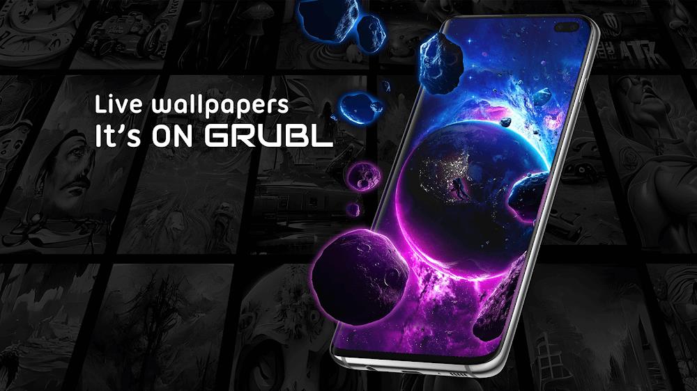 GRUBL™ 4D Live Wallpapers + AI应用截图第2张