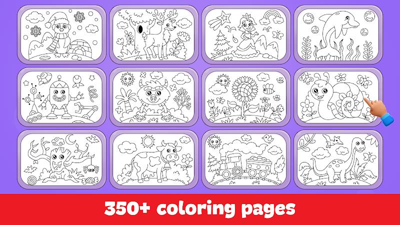 Kids Coloring Game Color Learn Captura de tela 2