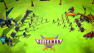 Stickman Battle Simulator game Capture d'écran 1