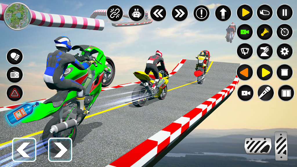 Extreme Stunt Bike Driving 3D Captura de pantalla 2