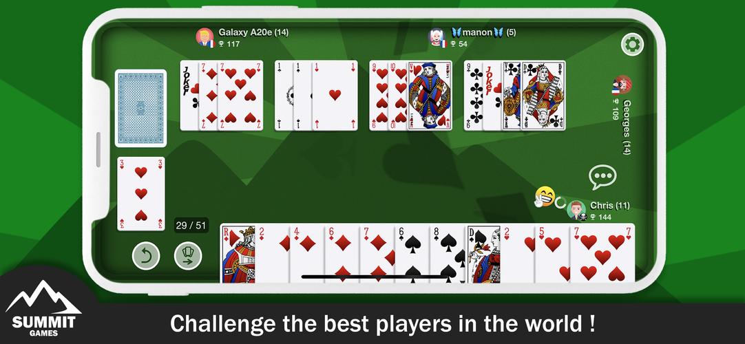 Rummy online Capture d'écran 1