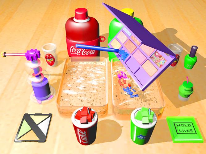 Makeup Slime Fidget Toys Games 스크린샷 2