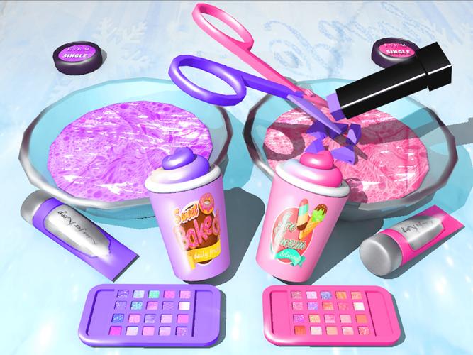 Makeup Slime Fidget Toys Games 스크린샷 3
