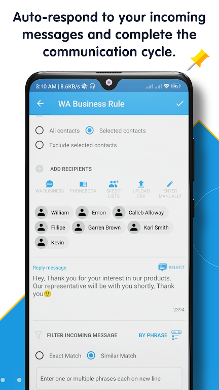 SKEDit Automatizar Mensajes WA Captura de pantalla 1