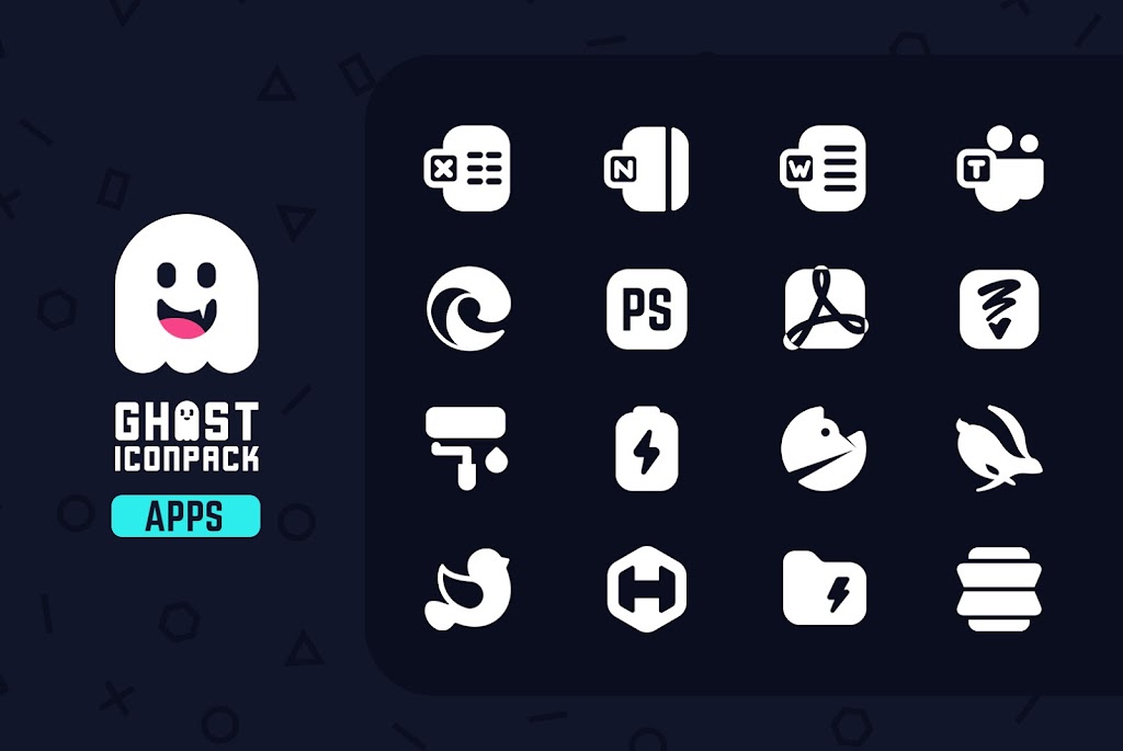 Ghost IconPack Captura de tela 3
