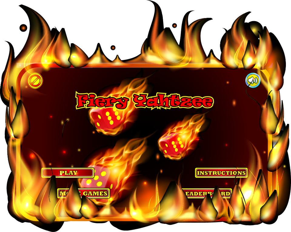 Flaming Yatzy - Ignited Dice 스크린샷 1
