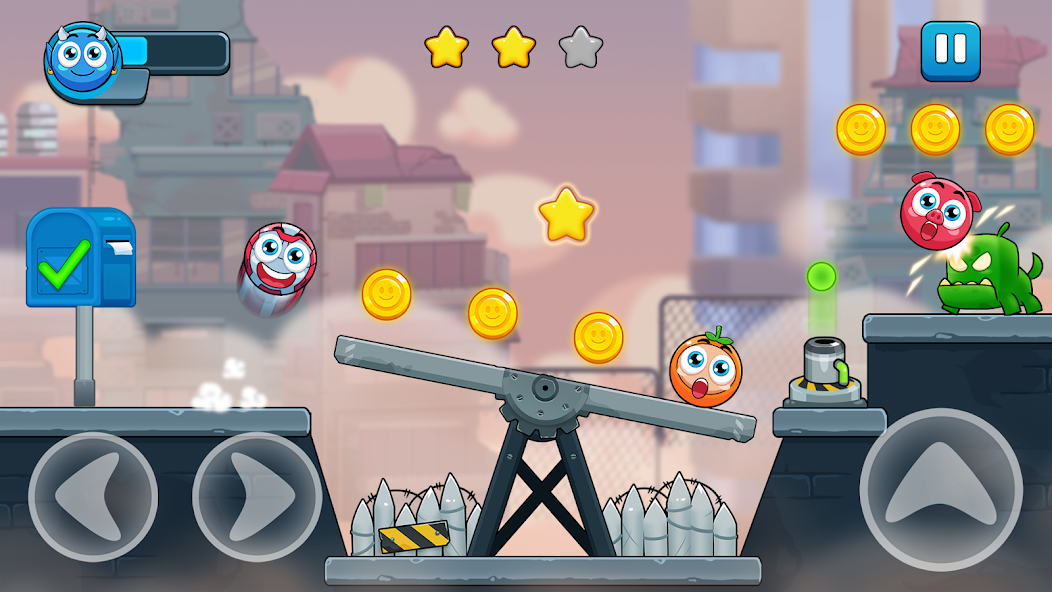 Ball Hero: Zombie city Mod Captura de pantalla 1