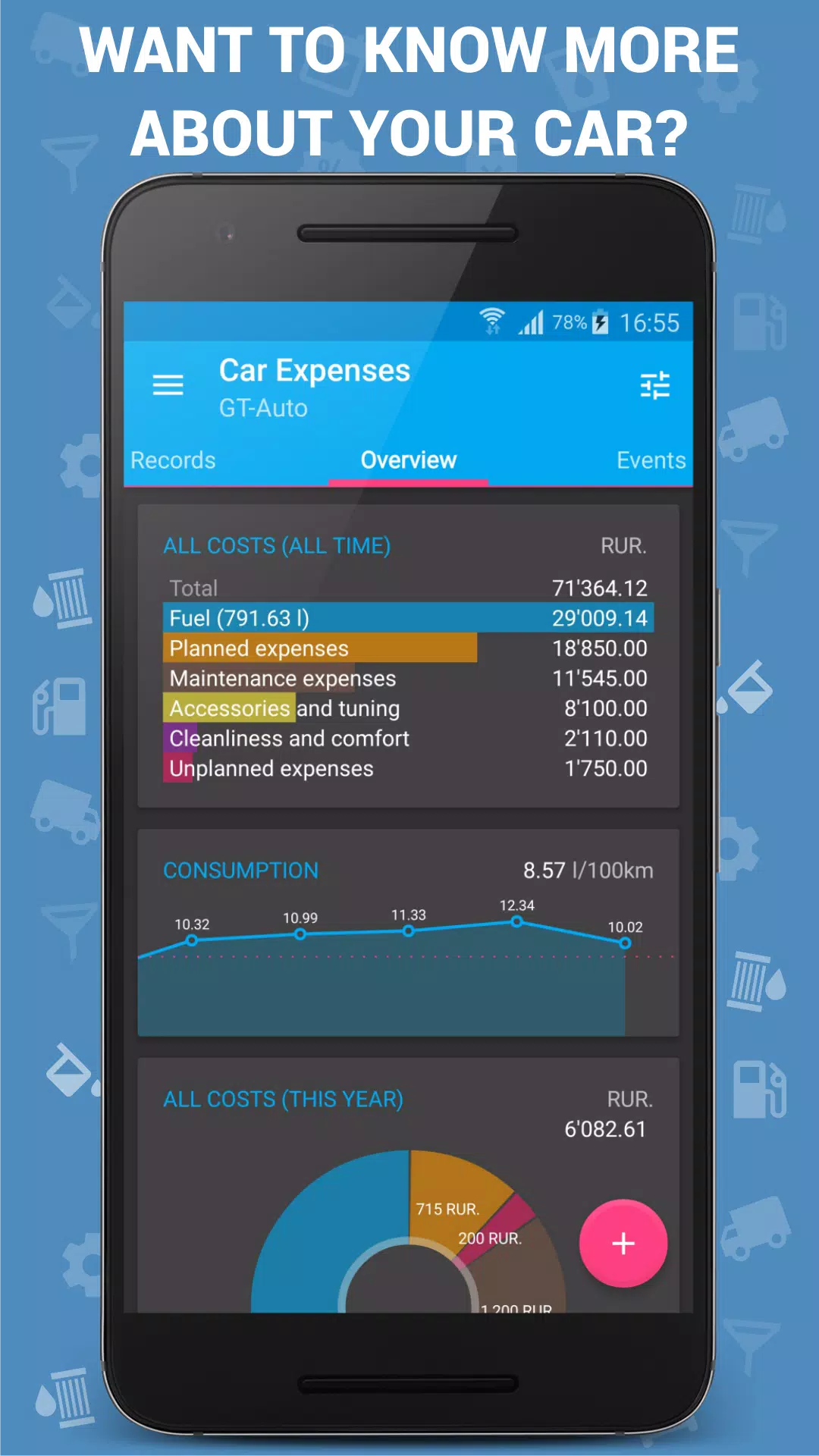 Car Expenses Manager Скриншот 1