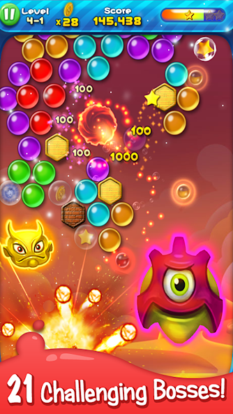 Bubble Bust! - Popping Planets 스크린샷 2