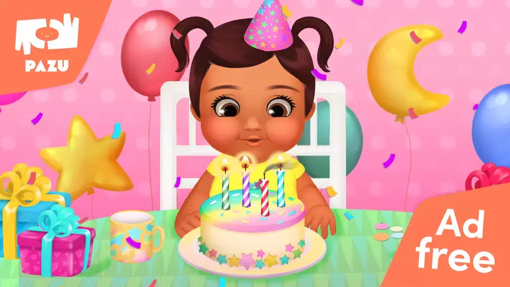 Baby Birthday Maker Game Captura de pantalla 2