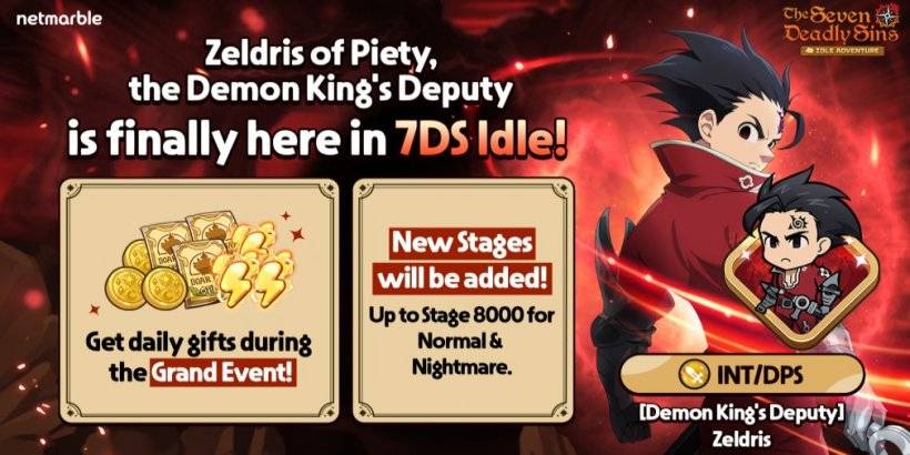 「The Seven Deadly Sins: Idle Adventure」に新しいキャラクター、イベントが追加