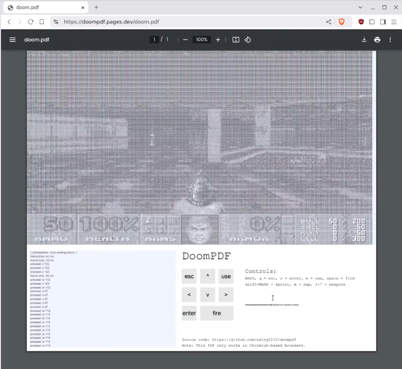Move Over Toasters: Doom Is Now Playable Inside a PDF