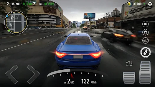 Car Driving Traffic Simulator Скриншот 2