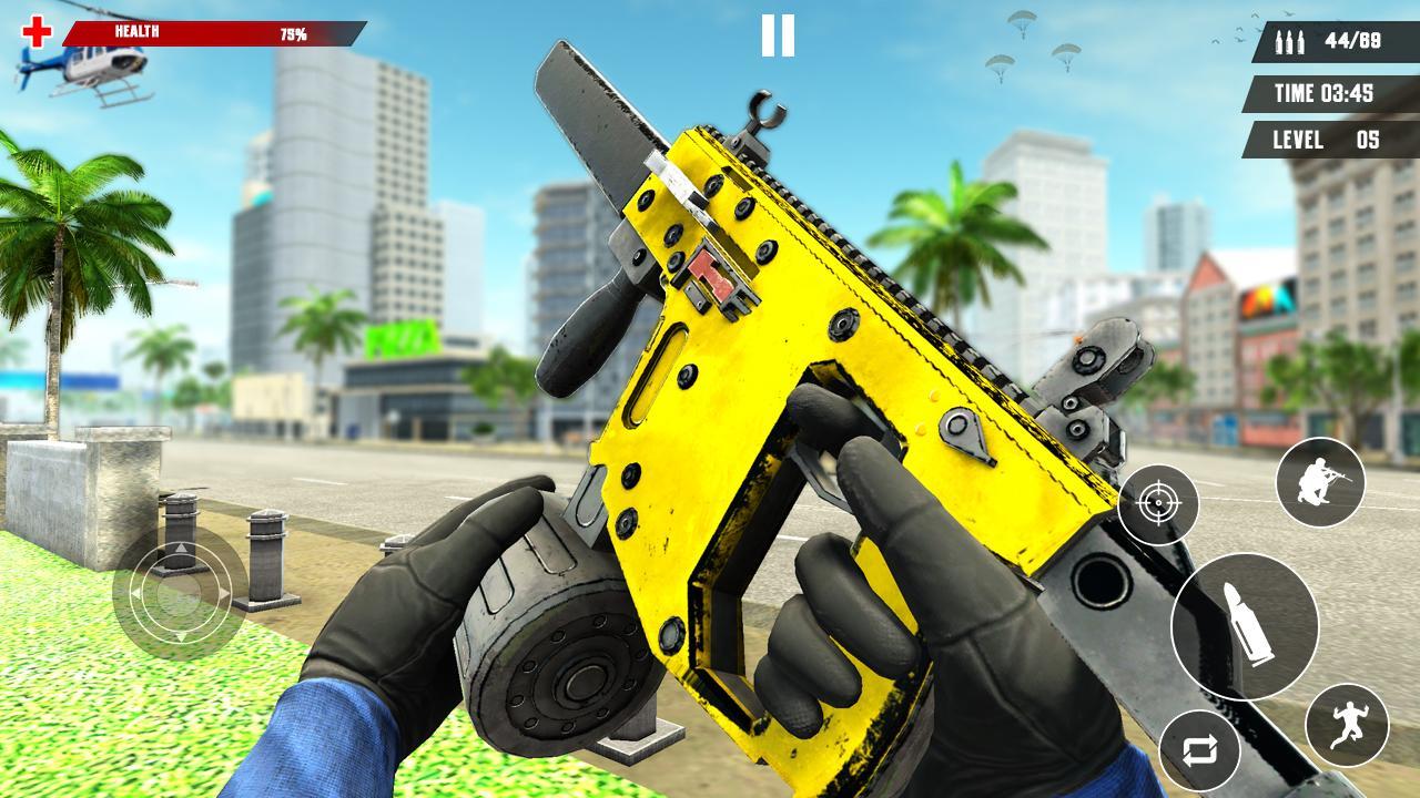 US Police Free Fire - Free Action Game 스크린샷 4