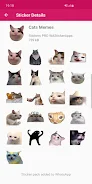 Cat Memes Stickers WASticker スクリーンショット 3