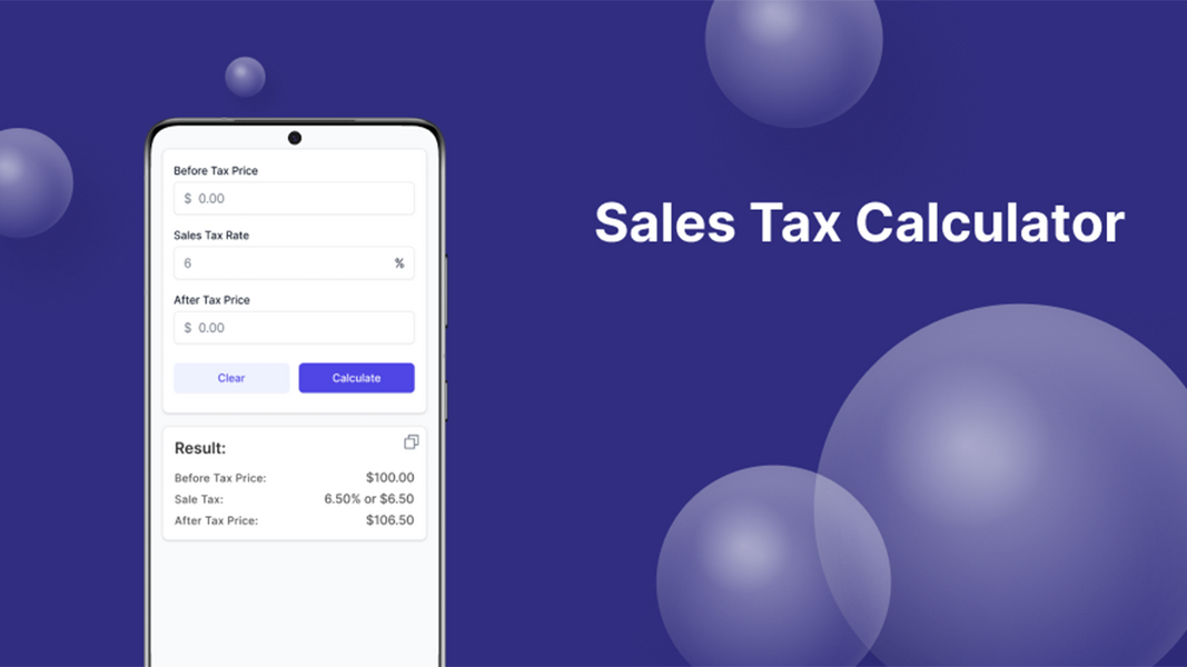 Sales Tax Calculator स्क्रीनशॉट 3