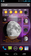 Moon Phase Widget Скриншот 3