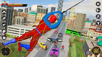 Spider Rope Hero Flying Games スクリーンショット 1