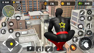 Miami Spider Rope:Superhero 3D स्क्रीनशॉट 2