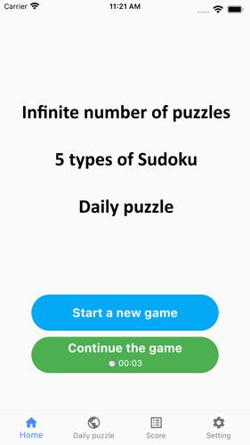 All Sudoku - 5 kinds of sudoku Capture d'écran 1