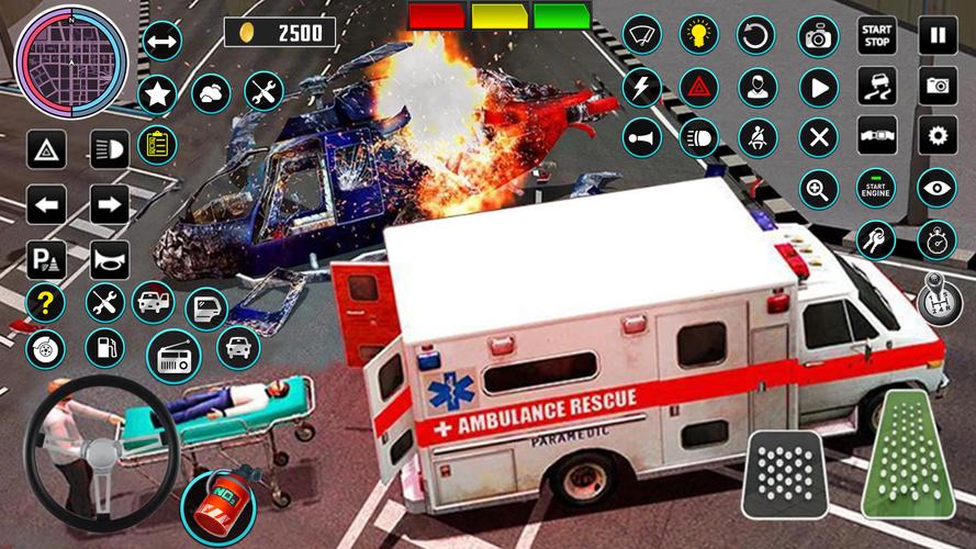 Heli Ambulance Simulator Game Captura de tela 4