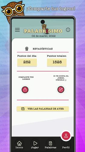 PALABRÍSIMO: busca palabras應用截圖第3張