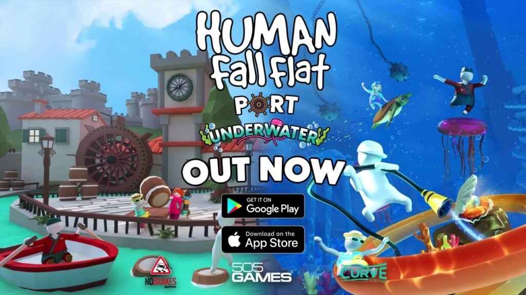 El juego de plataformas basado en física Human Fall Flat lanza dos nuevos niveles