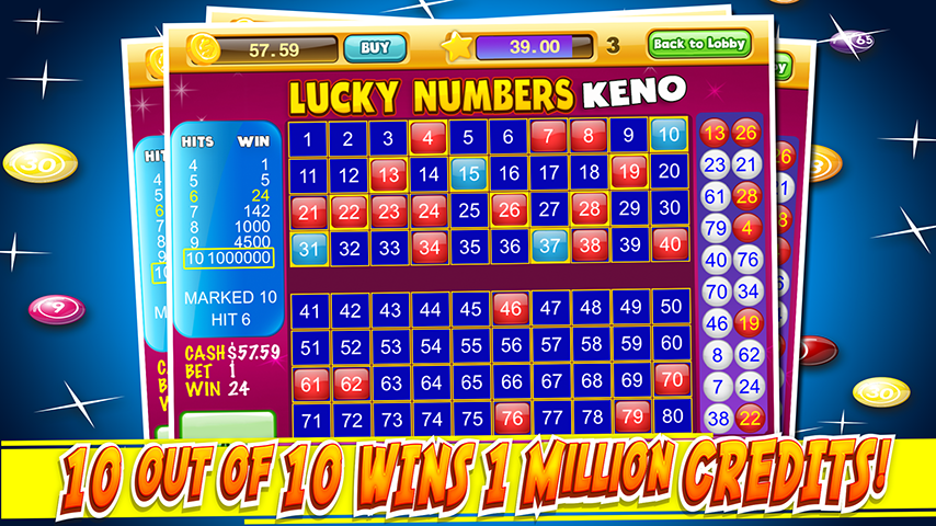 Las Vegas Keno Numbers Free Capture d'écran 1