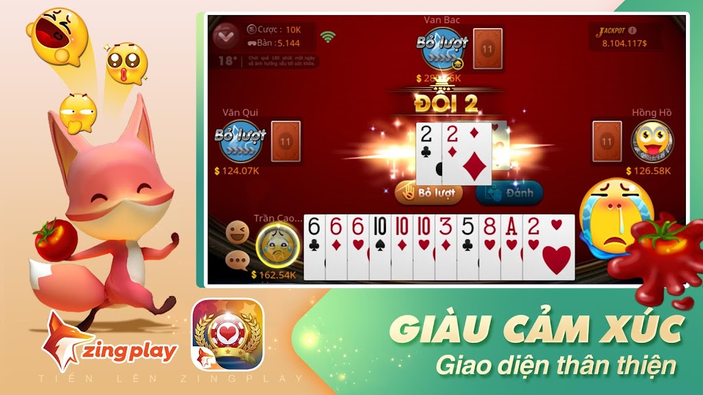Tiến lên Miền Nam - Tiến Lên - ZingPlay應用截圖第3張